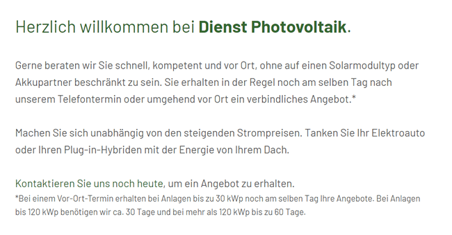 Photovoltaik & Solar  für 74172 Neckarsulm - Obereisesheim, Amorbach oder Dahenfeld