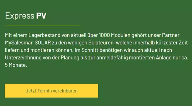 PV Solaranlage für  Siegelsbach